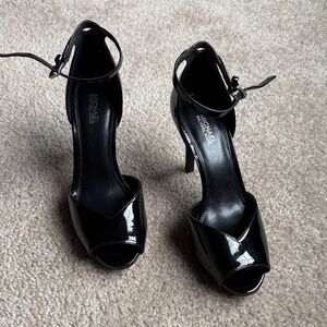 Michael Kors Glossy Black Heels